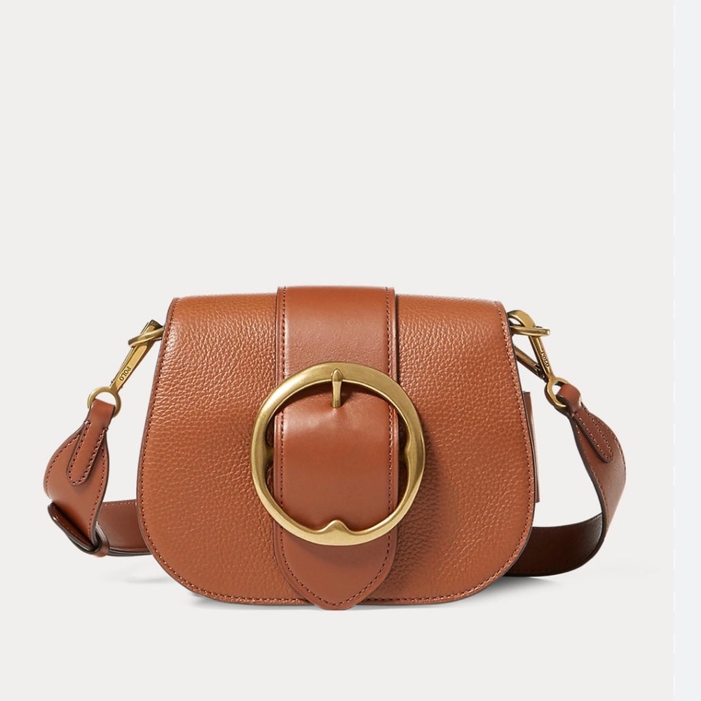 Polo Ralph Lauren Pebbled Leather Lennox Bag